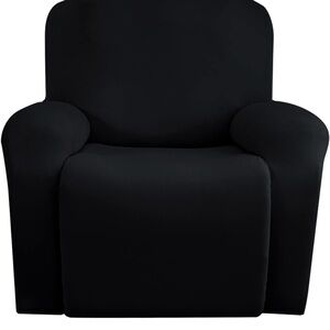 Stretch Black Recliner Slipcover